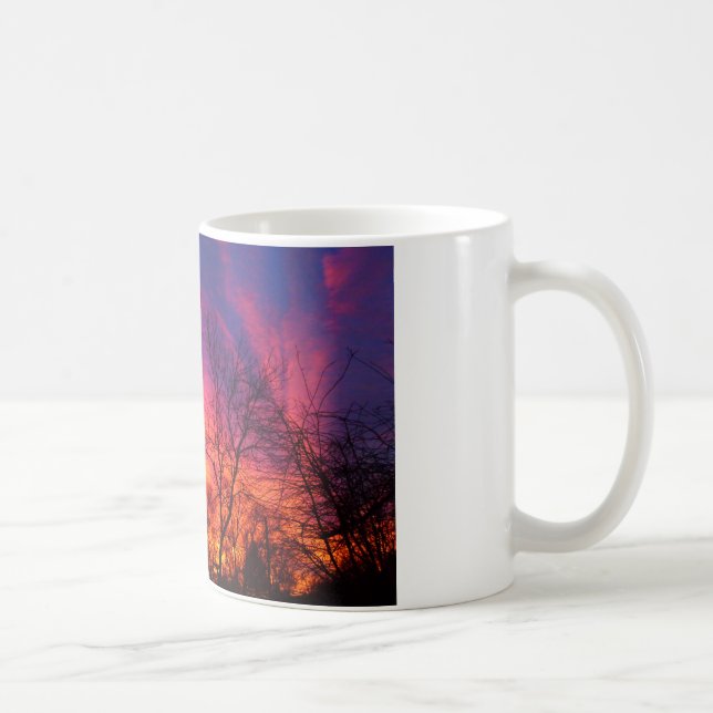 Mug Musique à coucher de soleil (Droite)