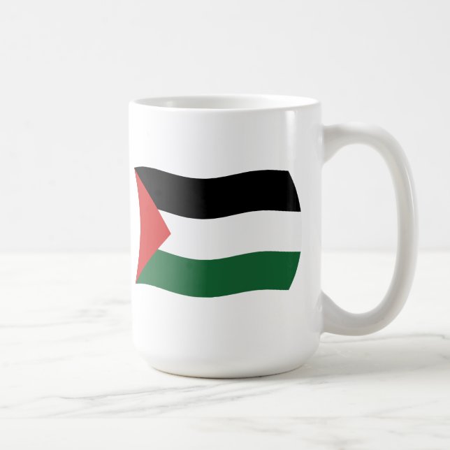 Mug Musique à drapeau de l'Autorité palestinienne (Droite)