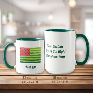Mug Musique à drapeau de pastèque