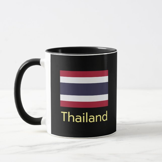 Mug Musique à drapeau thaïlandais (Gauche)