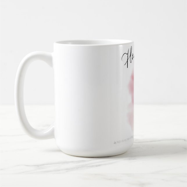 Mug Musique à fleurs (Gauche)
