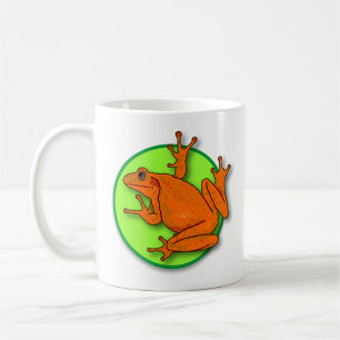 Mug Musique à la grenouille orange