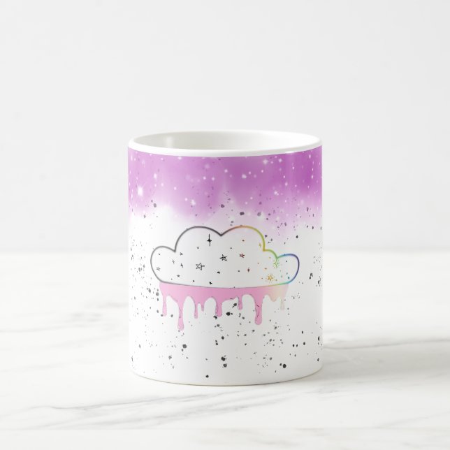 Mug Musique à nuages arc-en-ciel (Centre)