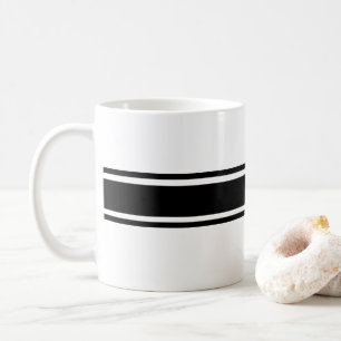 Mug Musique à rayures noires