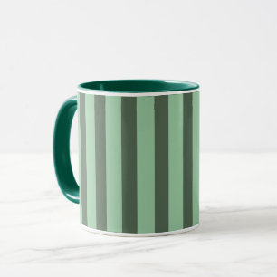 Mug Musique à rayures vertes