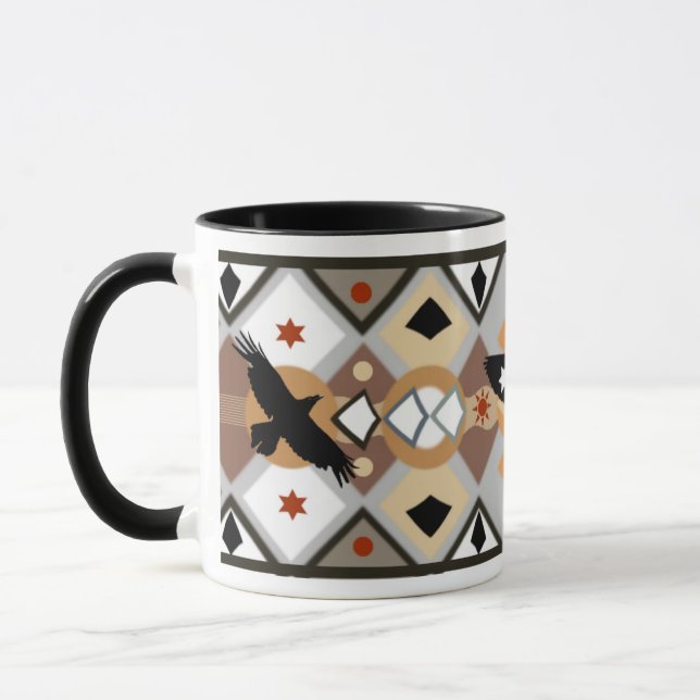 Mug Musique amérindienne du Corbeau (Gauche)