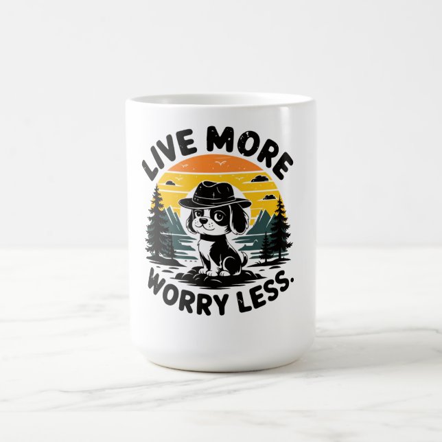 Mug Musique Amoureux des chiens (Centre)