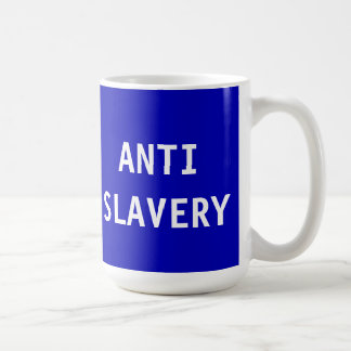 Mug Musique anti-esclavage bleu