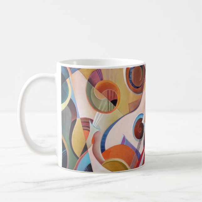 Mug Musique artisanale peinture Abstraite (Gauche)