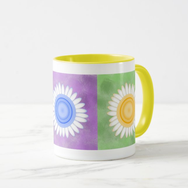 Mug Musique aux fleurs géantes (Devant droit)