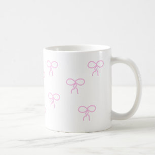Mug Musique blanche avec vaches roses