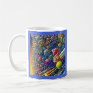 Mug Musique bleue Space Race