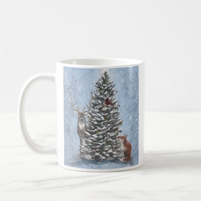Mug Musique boisée d'hiver (Gauche)