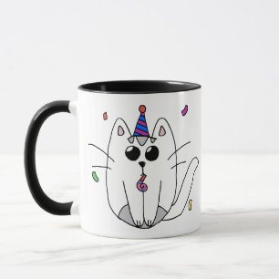 Mug Musique cadeau d'anniversaire avec chat