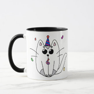 Mug Musique cadeau d'anniversaire avec chat