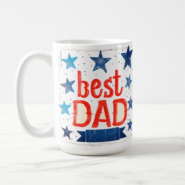 Mug Musique cadeau de fête des pères spéciaux (Gauche)