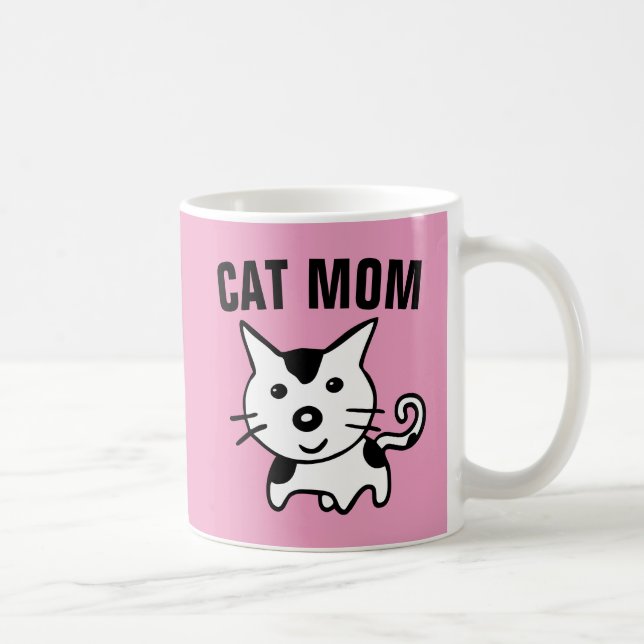 MUG MUSIQUE CAFÉ CAT MOM (Droite)
