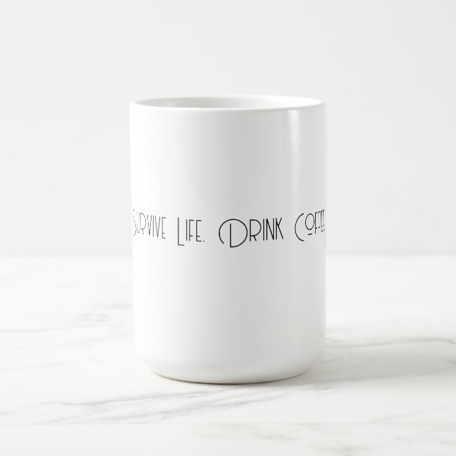 Mug Musique café message personnalisé (Centre)