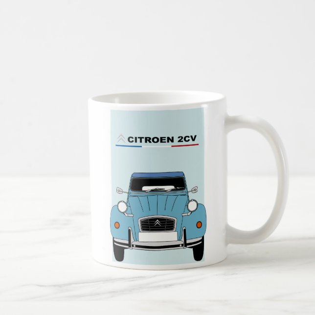 Mug Musique Citroen 2CV (Droite)