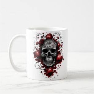 Mug Musique crâne florale