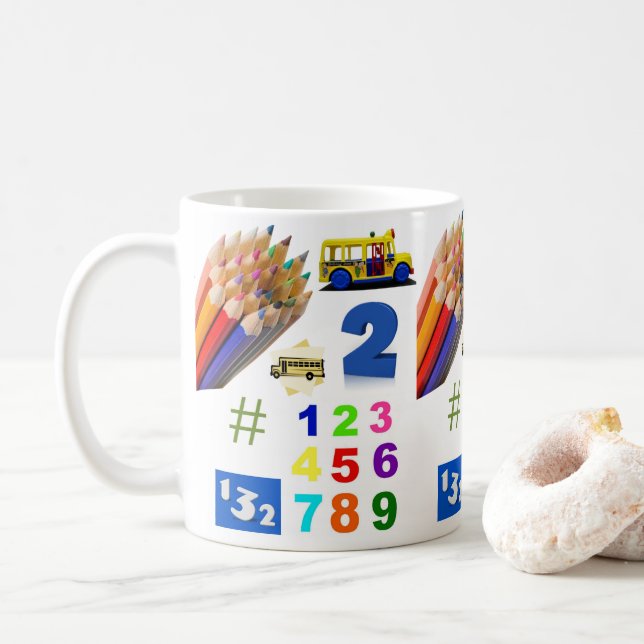 Mug Musique crayon éducatif (Avec donut)