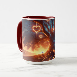 Mug Musique d'arbre cardiaque enchantée