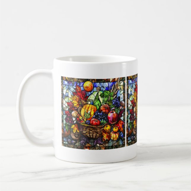 Mug Musique d'art en verre d'automne (Gauche)