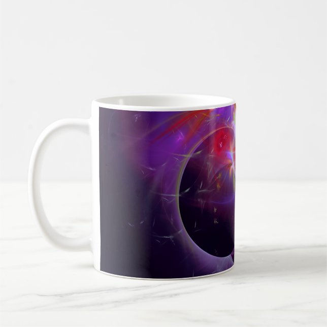 Mug Musique d'art fractal (Gauche)