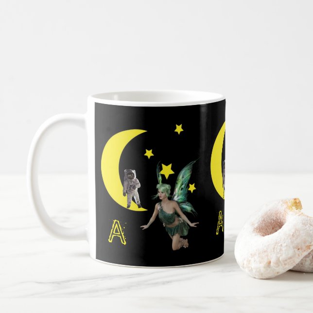 Mug Musique d'astronaute de fées (Avec donut)