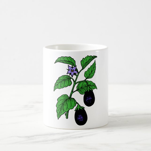 Mug Musique d'aubergine (Centre)