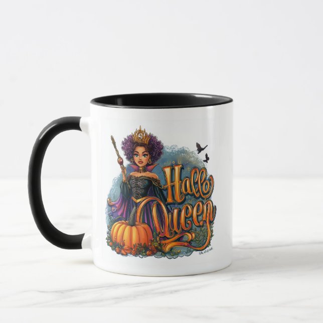 Mug Musique de café Queen Halloween (Gauche)