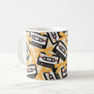 Mug Musique de cassette rétro des années 70 80 90