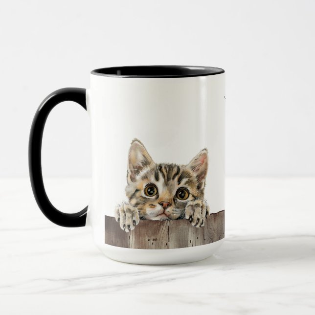 Mug Musique de chat à courte distance européenne (Gauche)