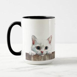 Mug Musique de chat blanc russe