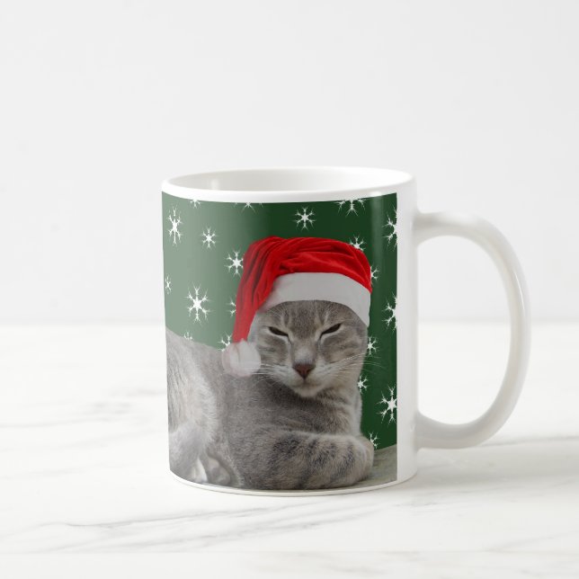 Mug Musique de chat de Noël (Droite)