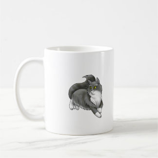 Mug Musique de chat gris