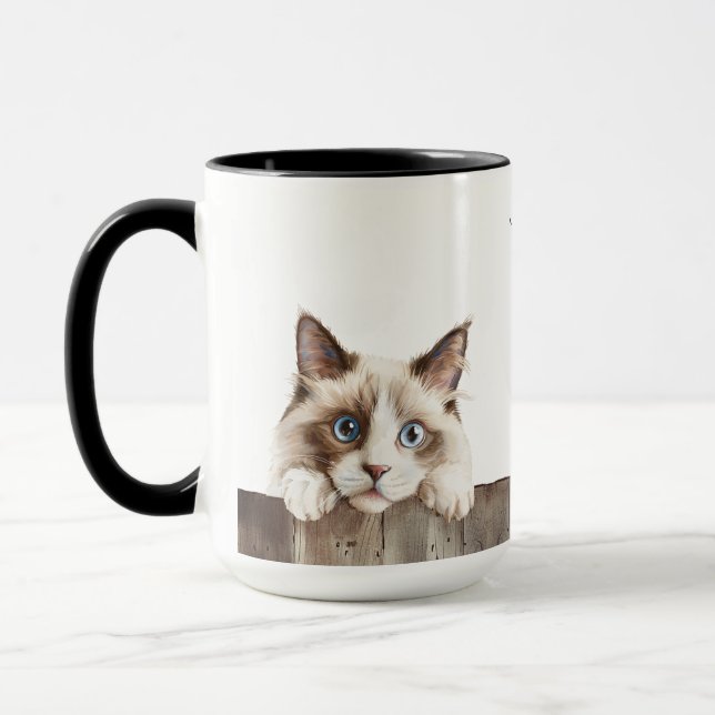 Mug Musique de chat Ragdoll (Gauche)