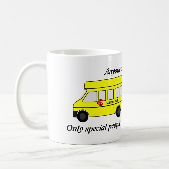Mug Musique de chauffeur de bus scolaire (Gauche)