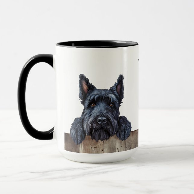 Mug Musique de chien Kerry Blue Terrier (Gauche)