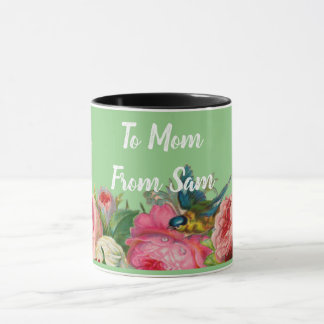 Mug Musique de collection Rose personnalisée