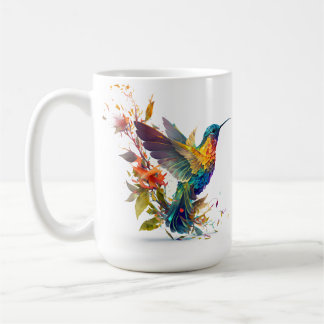 Mug Musique de conception de colibri