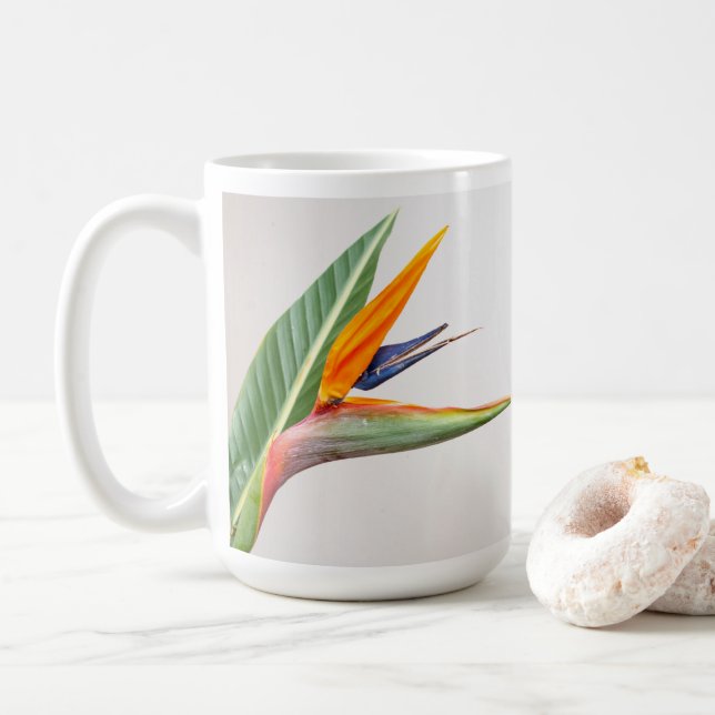 Mug Musique de conception de fleurs (Avec donut)