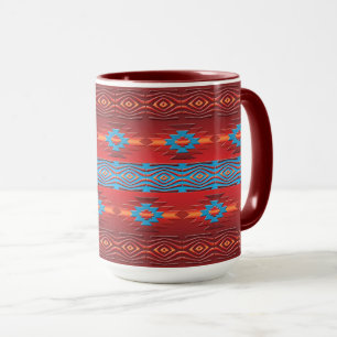 Mug Musique de conception géométrique ethnique du sud-