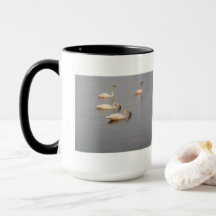Mug Musique de cygnes blancs