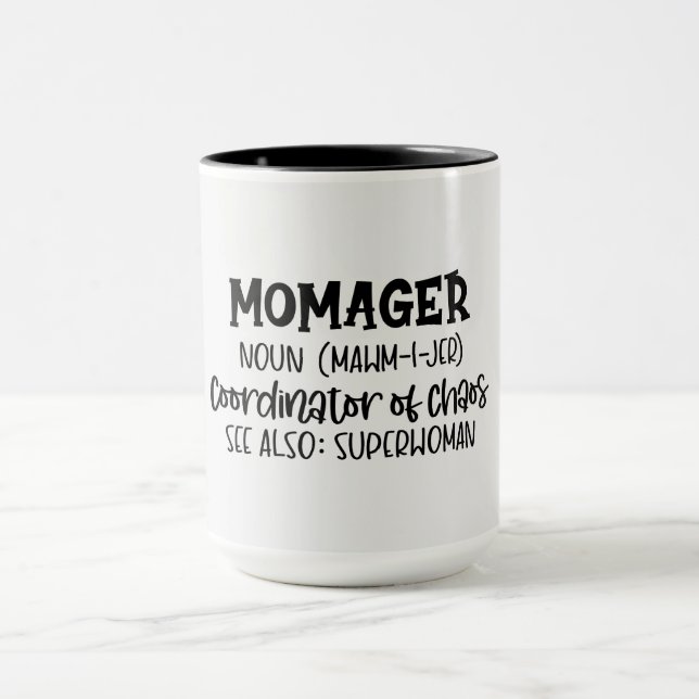Mug Musique de définition de Momager (Centre)