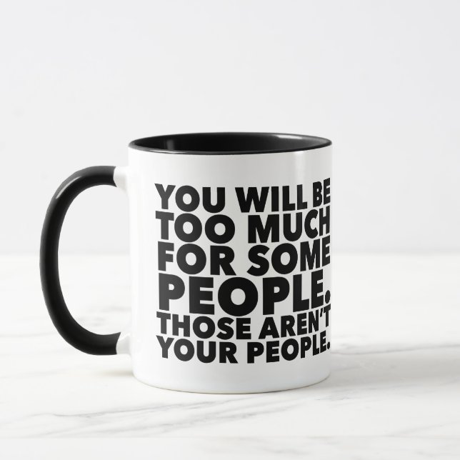 Mug Musique de devis motivationnelle (Gauche)