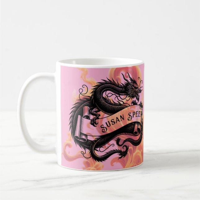 Mug Musique de dragon de feu (Gauche)