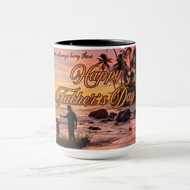Mug Musique de Fête des pères personnalisée (Centre)