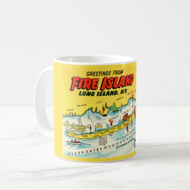 Mug Musique de Fire Island (Devant gauche)
