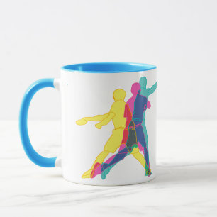 Mug Musique de golf sur disque de lecteur CMYK